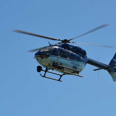 La Policia Federal participó con un helicóptero Airbus H145